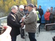 Награждение строителей водосброса. Фото: Черемушки.ру